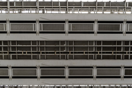 Industrial texture and background. A lot of small details. Many lines and repetitions. Horizontal...