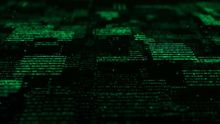 computer technology background. digital data flow. network connection structure. Big data visualization.の写真素材