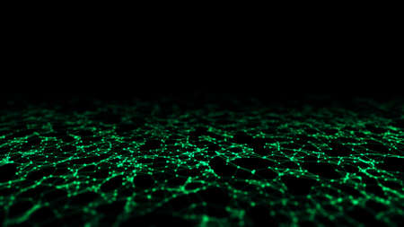 Futuristic digital data transfer concept. High-speed data flow of cryptocurrency servers. blockchain...