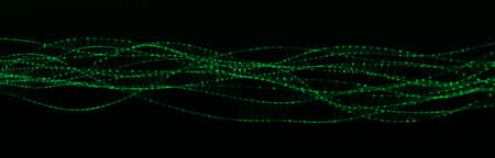 Molecular DNA structure. sound waves of particles. network connections structure. Big data...