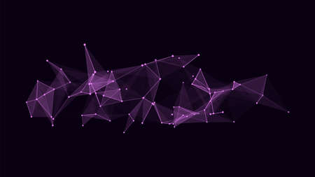 network connection structure. Concept of hi-tech and future. Communication and web concept. Big data...