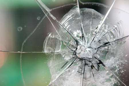 Broken glassの写真素材