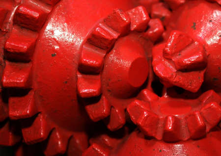 Milling cutter head closeupの写真素材