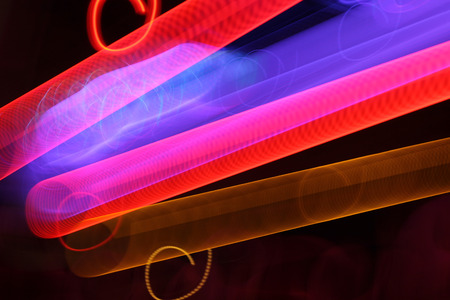 Abstract street background with long exposure shot