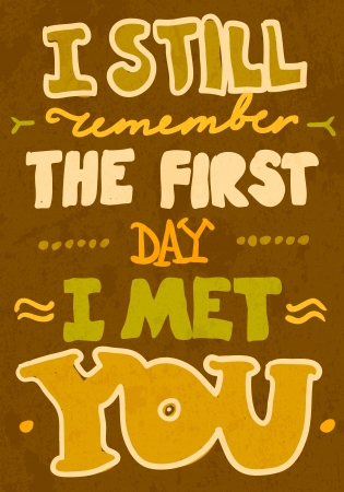 Vintage Saint Valentine s typography illustration のイラスト素材