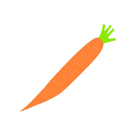 Delicious carrot icon. Vector illustrationのイラスト素材