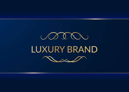 Luxury brand business sign bacground. Vector Illustrationのイラスト素材