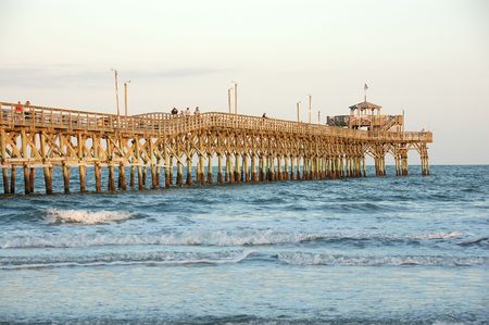 Fishing pier の写真素材