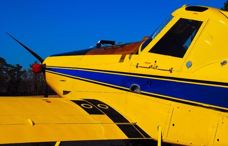 cropduster airplaneの写真素材