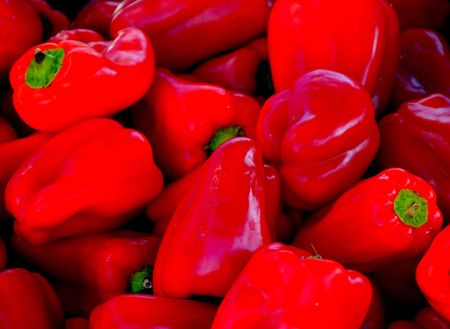 red peppersの写真素材