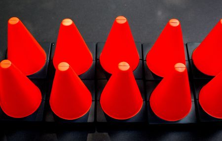 Safety conesの写真素材