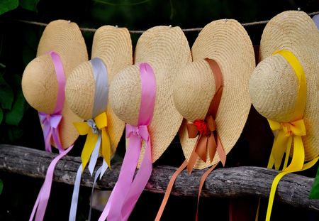 womens hatsの写真素材