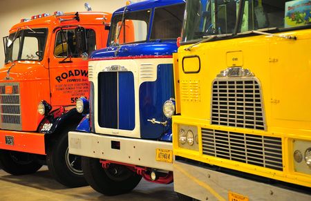 Keystone tractor museum, Virginia, November 8,2010, vintage trucksのeditorial素材