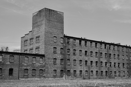 abandoned factory buildingの写真素材