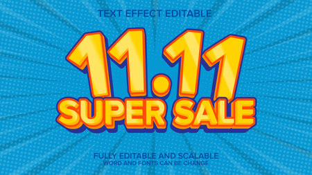 Super sale text, special offer up to 10 percent off, vector illustration
