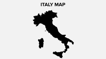 italy country map background vectorのイラスト素材