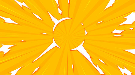 yellow zoom comic cartoon light background