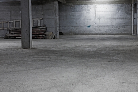 Underground garage constructionの写真素材