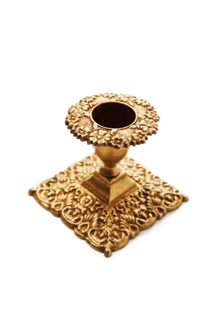 Antique old candlestickの写真素材