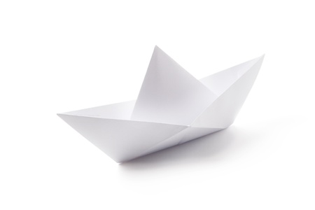 Paper Boatの写真素材
