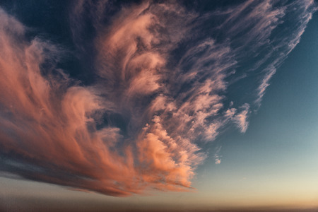 Dramatic sunset  -beautiful colorful sky