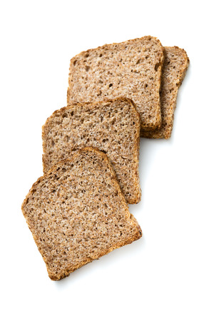 Specially produced bread without flour, the main ingredient of bread is germ of wheat and ryeの写真素材
