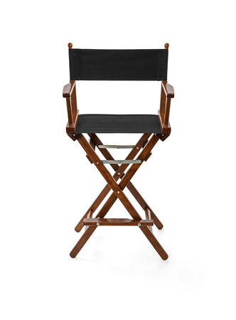 Director chair -including clipping pathの写真素材