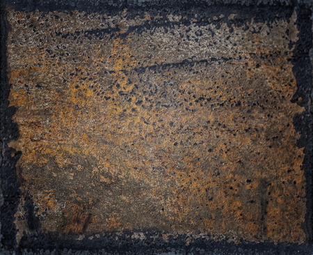 Rust metal texture background, frameの写真素材