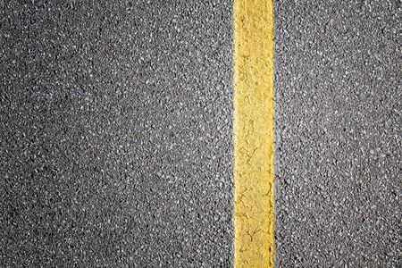 Yellow line on the road background