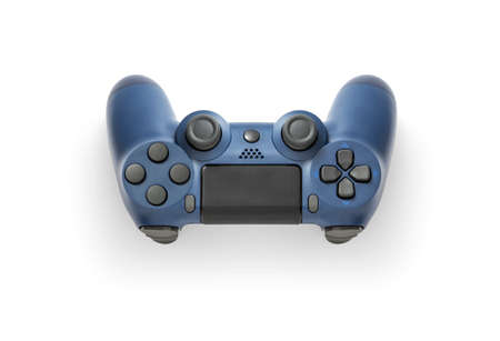 Gamepad or gaming controller on white background, including clipping path