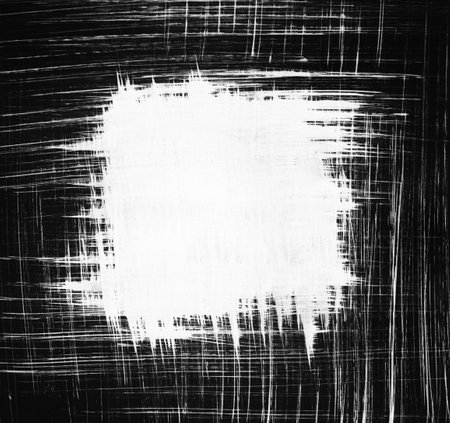 Black Ink Square Vintage Borderの写真素材