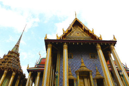 Wat pha keaw (Temple of thailand)の写真素材