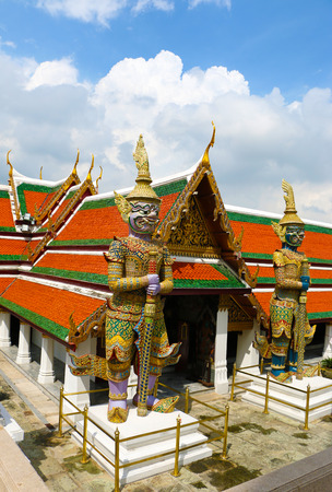 Giant of Wat pha keaw (temole)の写真素材