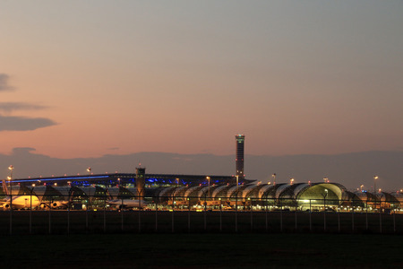 Suvarnabhumi airportのeditorial素材