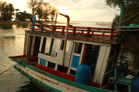 Fishing boatの写真素材