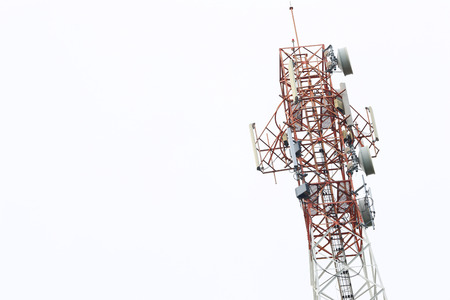 Satellite pillar base station.Satellite dish,Signal telecommunication base station