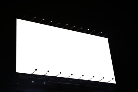 Blank billboard ready for new advertisementの写真素材