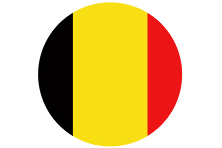 Belgium flag ,original and simple Belgium flag.Nation flagの写真素材