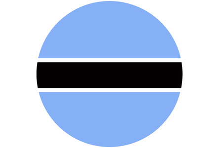 Botswana flag ,Botswana national flag illustration symbol.の写真素材
