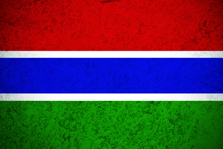 Gambia flag ,Gambia national flag illustration symbol.の写真素材