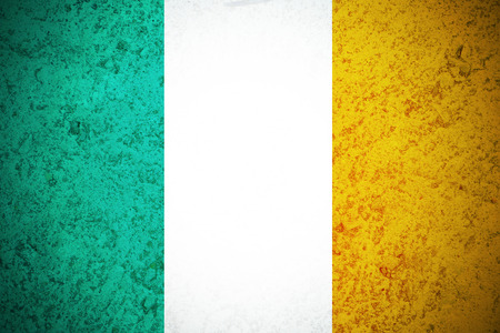 Ireland flag ,original and simple Ireland flag.Nation flagの写真素材
