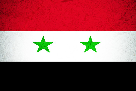 Syria flag ,3D Syria national flag illustration symbolの写真素材