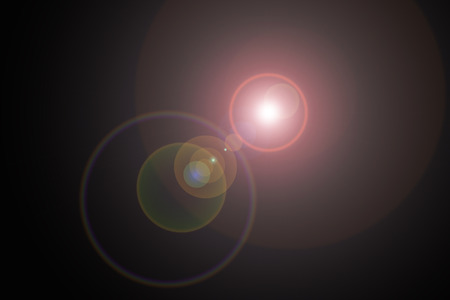 Sun light effect on the black color background ,Sun light illustration background