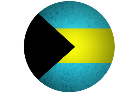 Bahamas flag ,3D Bahamas national flag illustration symbol.の写真素材