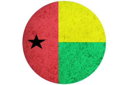 Guinea Bissau  flag ,3D Guinea Bissau national flag illustration symbol.の写真素材