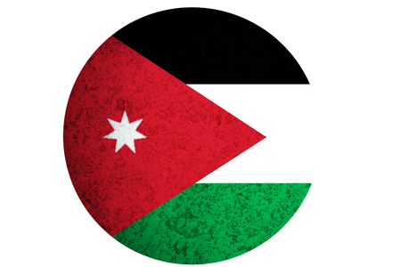 Jordan flag ,3D Jordan national flag illustration symbol.の写真素材