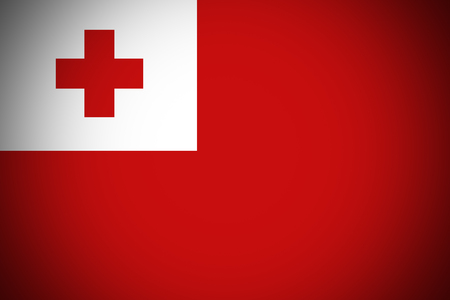 Tonga flag ,3D Tonga flag illustration symbol.の写真素材