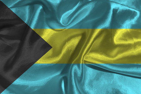 Bahamas flag 3D illustration symbol, 3D Bahamas flagの写真素材