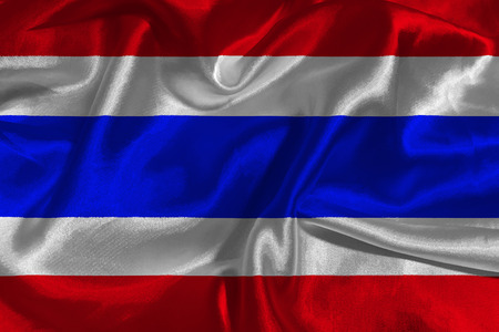 Thailand national flag 3D illustration symbol.