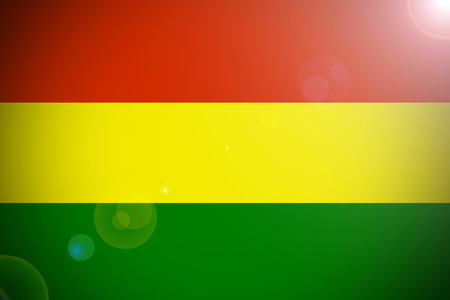 Bolivia flag ,Bolivia national flag 3D illustration symbol.の写真素材